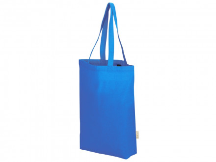 Сумка Fixy из переработанного хлопка с фиксирующей эластичной лентой, синий