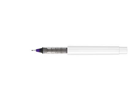 Капиллярная ручка в корпусе из переработанного материала rPET RECYCLED PET PEN PRO FL, белый с фиолетовым