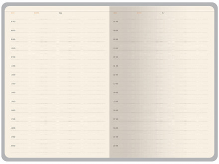 Ежедневник недатированный А5 Bosforo, оранжевый