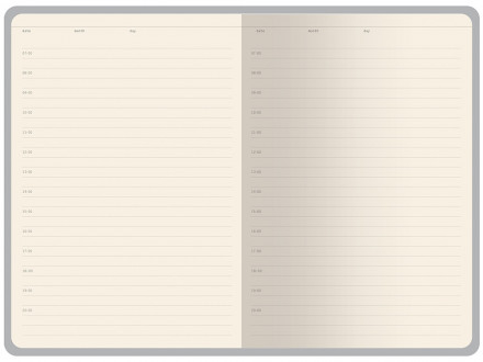 Ежедневник недатированный А5 Amazonia, коричневый с золотым обрезом