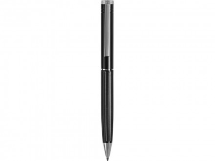 Шариковая металлическая ручка с анодированным слоем Monarch, черная
