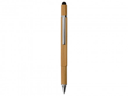 Ручка-стилус из бамбука Tool с уровнем и отверткой