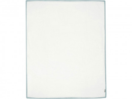 Плед Marigold из флиса из вторичного ПЭТ и искусственного меха, серый/белый