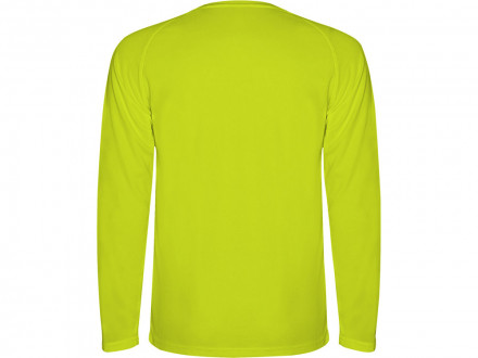 Футболка Montecarlo  мужская с длинным рукавом, неоновый желтый