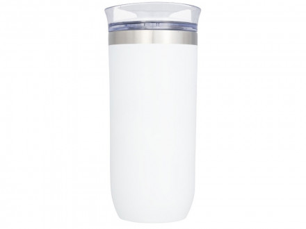 Вакуумная герметичная термокружка Twist, белый