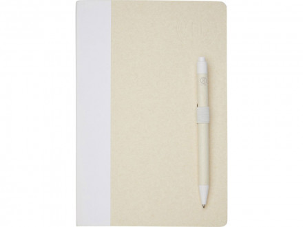 Блокнот размером A5 и шариковая ручка Dairy Dream, белый