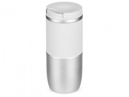 Герметичная вакуумная термокружка Pillar,550 мл, серебристый (Р)