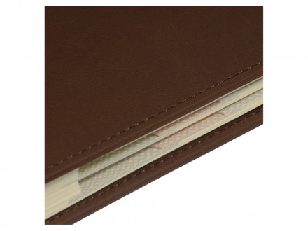 Ежедневник недатированный А5 Velvet Index (коричневый) (Р)