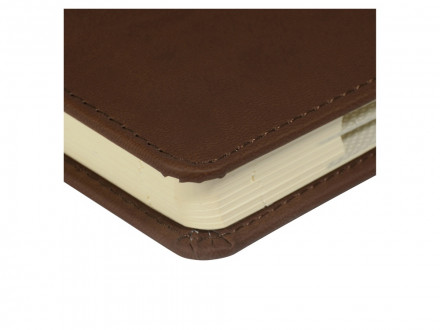 Ежедневник недатированный А5 Velvet Index (коричневый) (Р)
