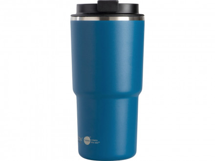 Вакуумная термокружка с  керамическим покрытием Pick-Up, 650 мл, синий