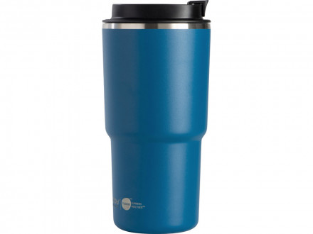 Вакуумная термокружка с  керамическим покрытием Pick-Up, 650 мл, синий