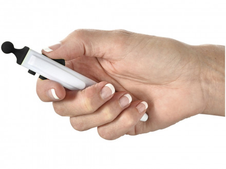 Ручка шариковая Clic Pen, белый/черный