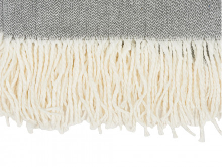 Акриловый плед Dapple 160x210 см, холодный серый (Р)