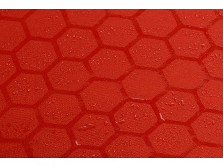 Зонт-трость полуавтомат Wetty с проявляющимся рисунком, красный