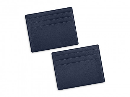 Картхолдер для денег и шести пластиковых карт Favor, темно-синий