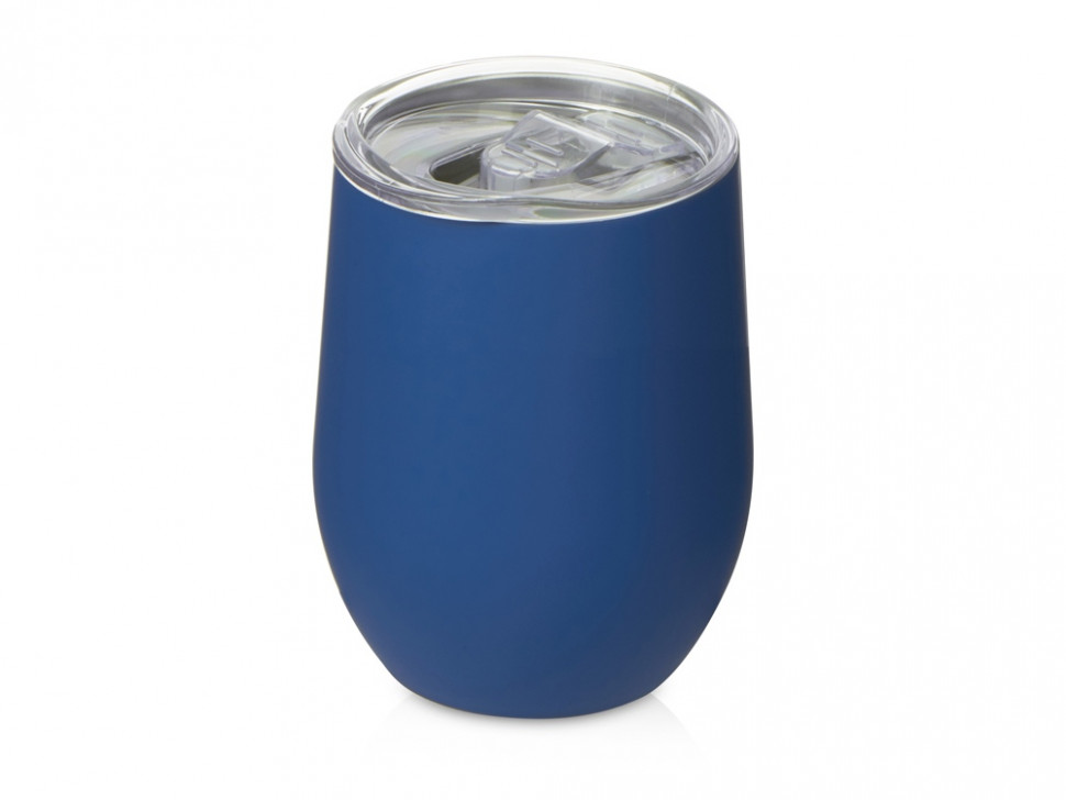 Термокружка Vacuum mug C1, soft touch, 370мл, синий