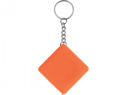 Брелок-рулетка, 1 м., оранжевый