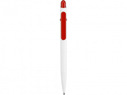 Ручка шариковая Этюд, белый/красный