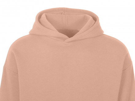 Толстовка с капюшоном оверсайз Berlin унисекс, лосось