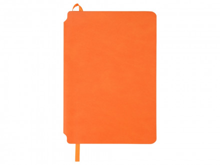 Блокнот Notepeno 130x205 мм с тонированными линованными страницами, оранжевый