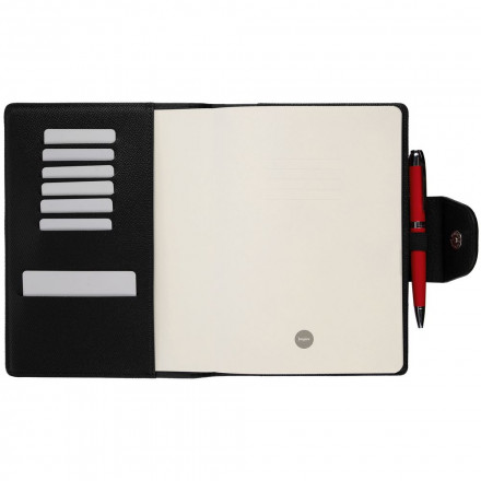 Блокнот Tactic в суперобложке, черный