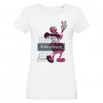 Футболка женская «Микки Маус. Always Trendy», белая