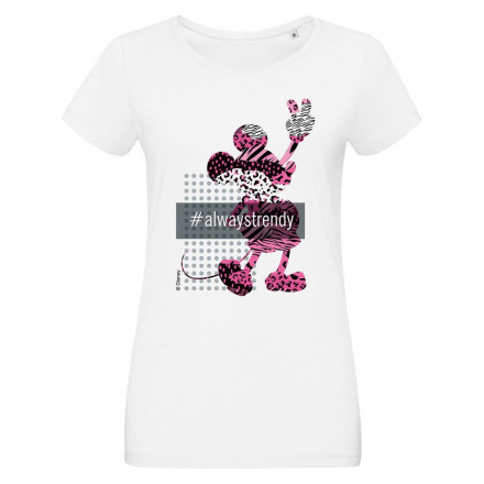 Футболка женская «Микки Маус. Always Trendy», белая
