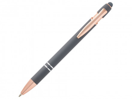 Nanna шариковая ручка с отделкой из розового золота - Twilight Grey (черные чернила)