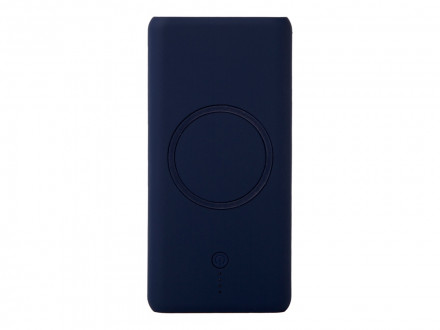 Внешний беспроводной аккумулятор c QC/PD Reload, 10000 mAh, темно-синий (Р)