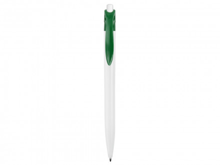 Ручка шариковая Какаду, белый/зеленый (Р)