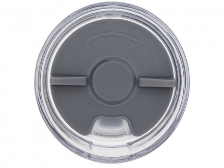 Вакуумный стакан Twist, серебристый