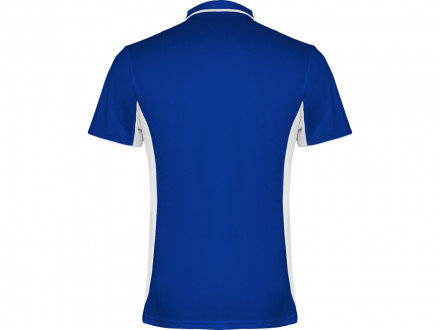 Рубашка поло Montmelo мужская с длинным рукавом, королевский синий/белый