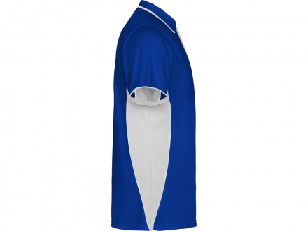 Рубашка поло Montmelo мужская с длинным рукавом, королевский синий/белый
