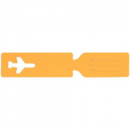 Багажная бирка Salamander, оранжевая