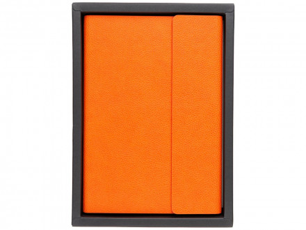 Ежедневник недатированный с магнитным клапаном А5 Venezia, оранжевый