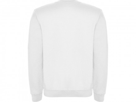 Свитшот с начесом Clasica унисекс, белый