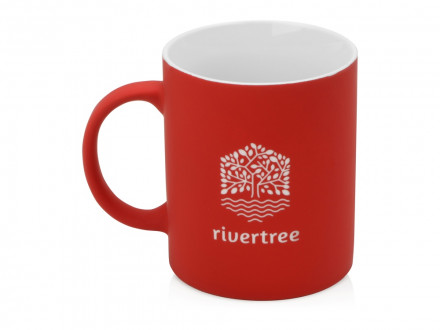 Кружка с покрытием soft-touch Barrel of a Gum, красный (Р)