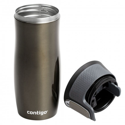 Термостакан Contigo West Loop, вакуумный, светло-коричневый
