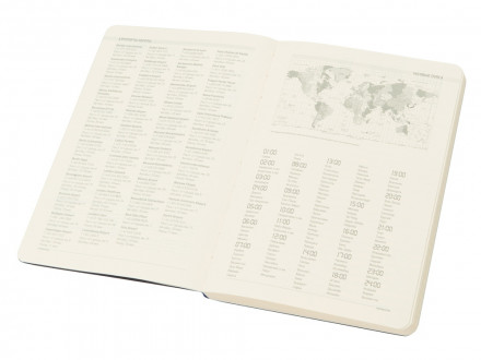 Ежедневник А5 недатированный Megapolis Velvet Flex, синий