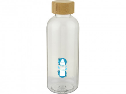 Ziggs спортивная бутылка из переработанного пластика объемом 650 мл, прозрачный