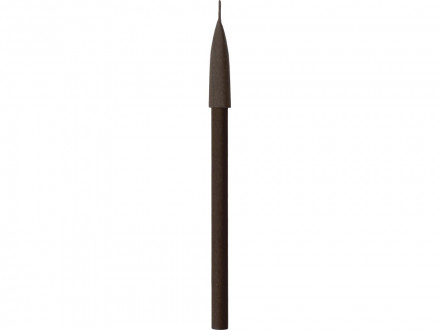 Ручка картонная с колпачком Recycled, коричневый