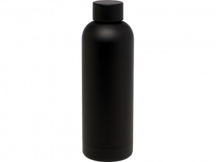 Spring медная бутылка с вакуумной изоляцией, сертифицированная согласно RCS, 500 мл - сплошной черный