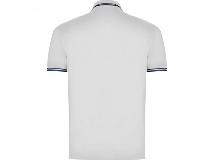 Рубашка поло Montreal мужская, белый/нэйви