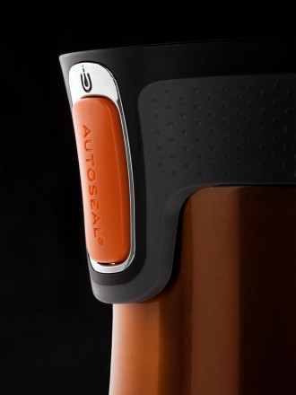 Термостакан Contigo West Loop, вакуумный, оранжевый