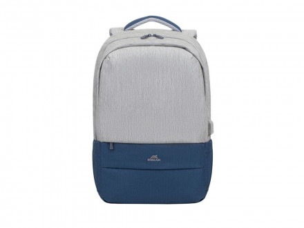 RIVACASE 7567 grey/dark blue рюкзак для ноутбука 17.3 / 6