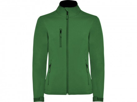 Куртка софтшелл Nebraska женская, бутылочный зеленый