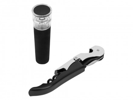 Набор аксессуаров для вина Malbec в пластиковой подарочной коробке, 2шт