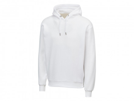 Толстовка с капюшоном оверсайз Lisbon унисекс, белый