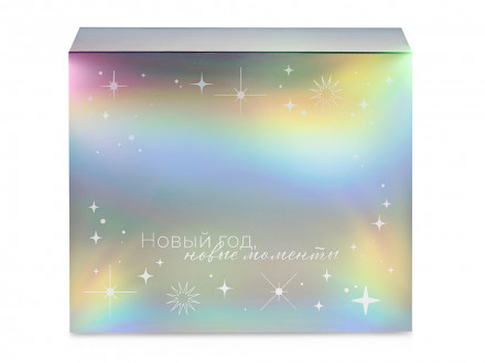 Подарочный набор c термокружкой, чаем, кофе и блокнотом, синий