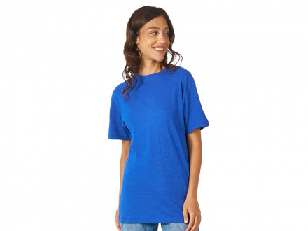 Футболка из джерси с протяжками Portofino унисекс, классический синий